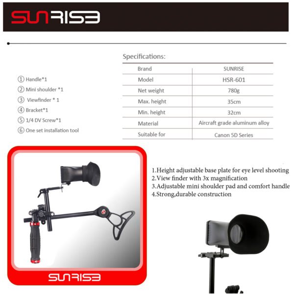 Sunrise HSR-601 Support Rig