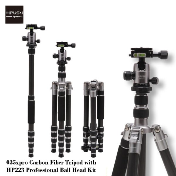 Hpusn 038TxPro + HP-L223 Carbon Fiber Tripod