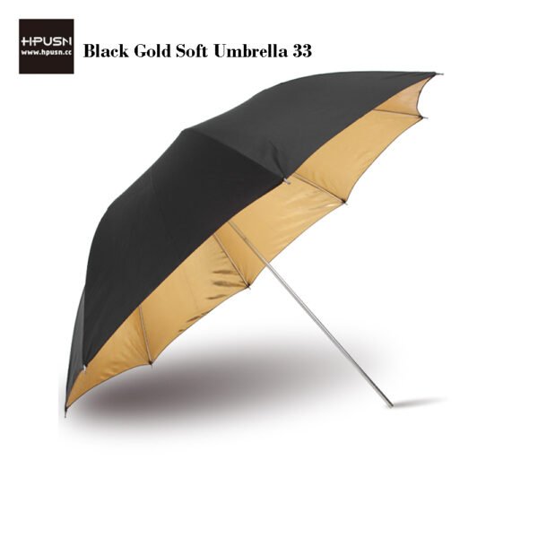 Hpusn Black Gold Soft Umbrella 33