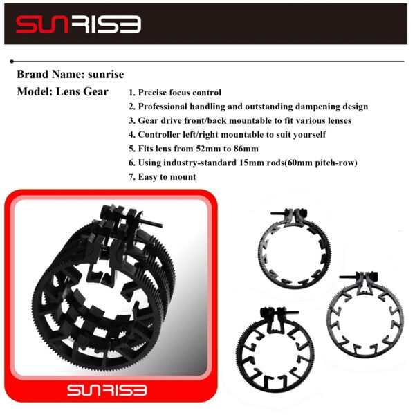 Sunrise Lens Gear Kits