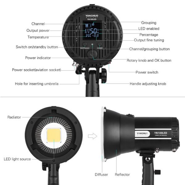 YONGNUO YN100LED LED Video light - Image 2