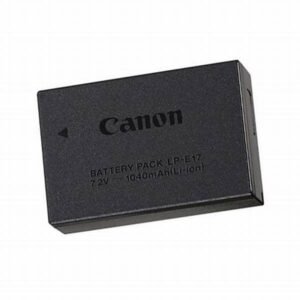 Canon LP-E17 Lithium-Ion Battery Pack packaging and unit with official warranty available in Lebanon