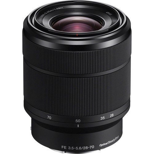 Sony FE 28-70mm OSS lens standing upright, available in Lebanon at Zoom Photo Pro