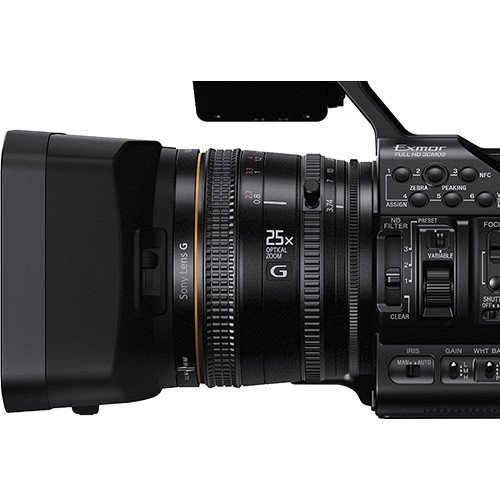 The Sony PXW-X160 lens