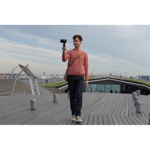 Sony GP-VPT2BT Wireless Shooting Grip in use