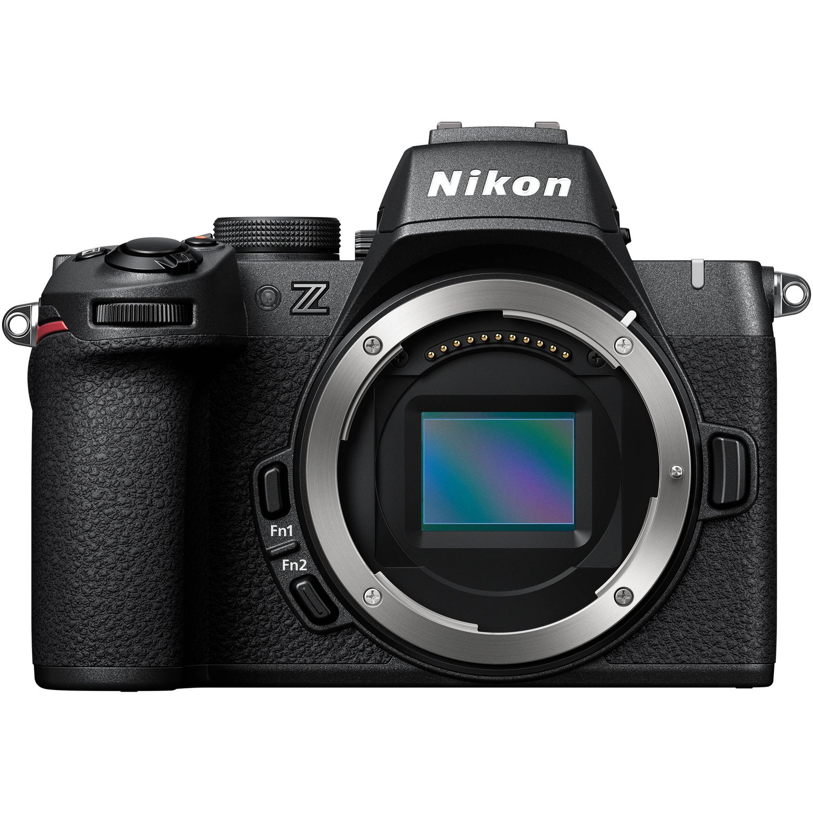 Nikon z50 II camera body with sensor exposed