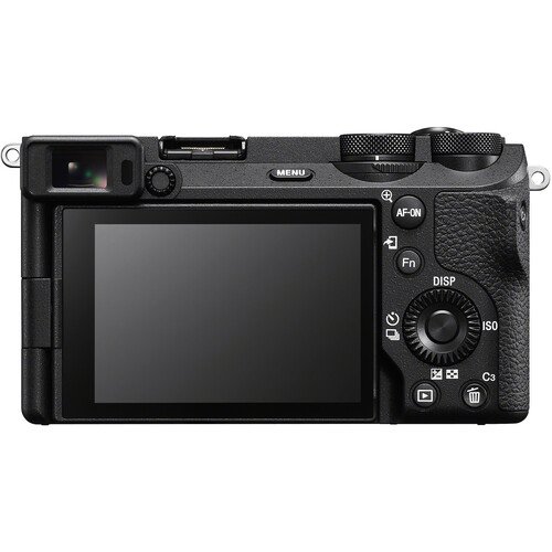 Sony a6700 rear view showing lcd screen