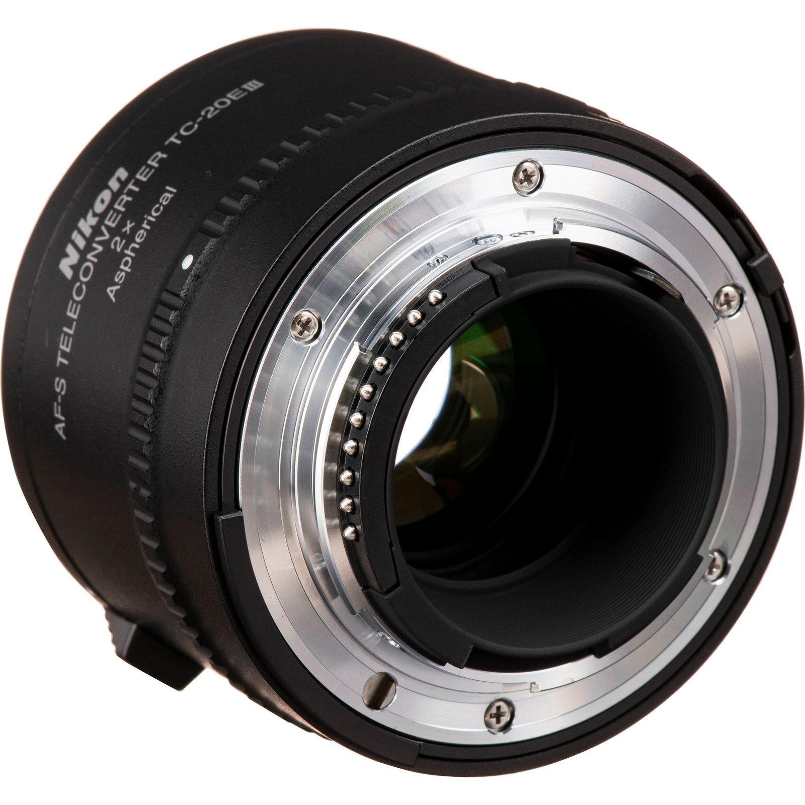 Rear camera mount and contacts of the Nikon TC-20E III