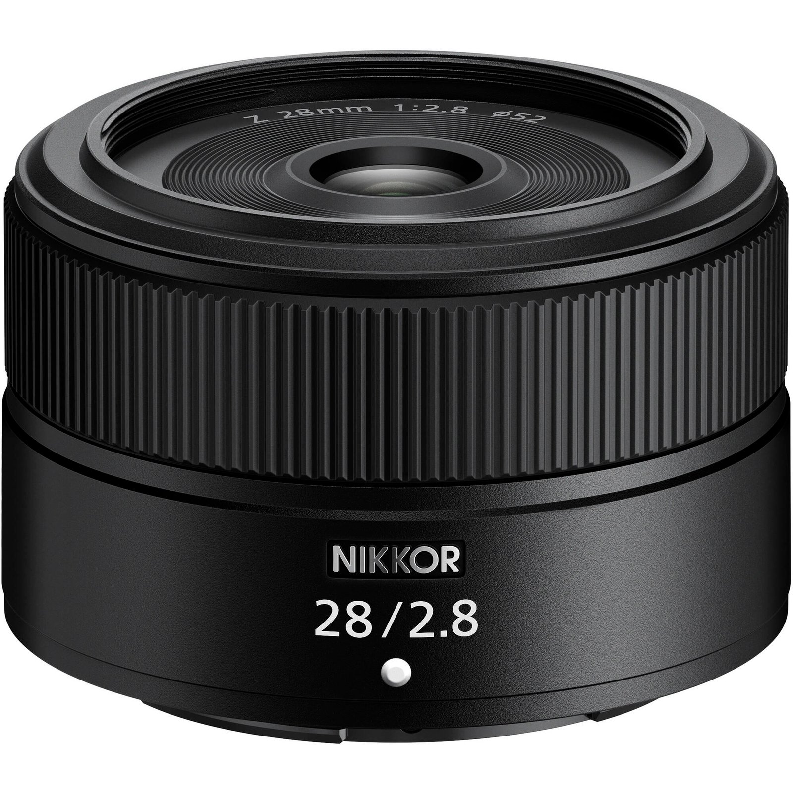 Detail of the control ring texture on the Nikon Z 28mm f/2.8