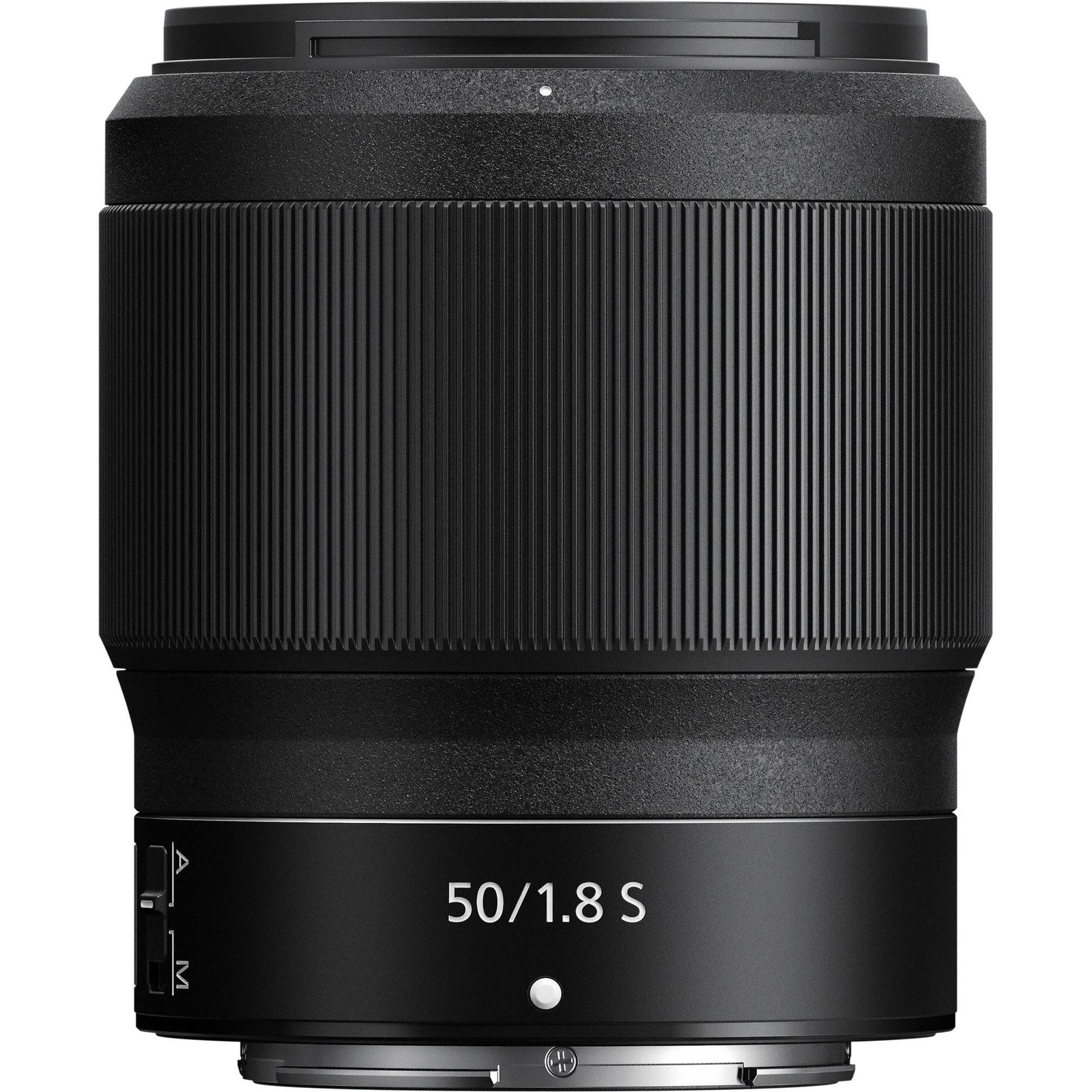 Nikon Z 50mm f/1.8 S lens standing upright, available in Lebanon at Zoom Photo Pro