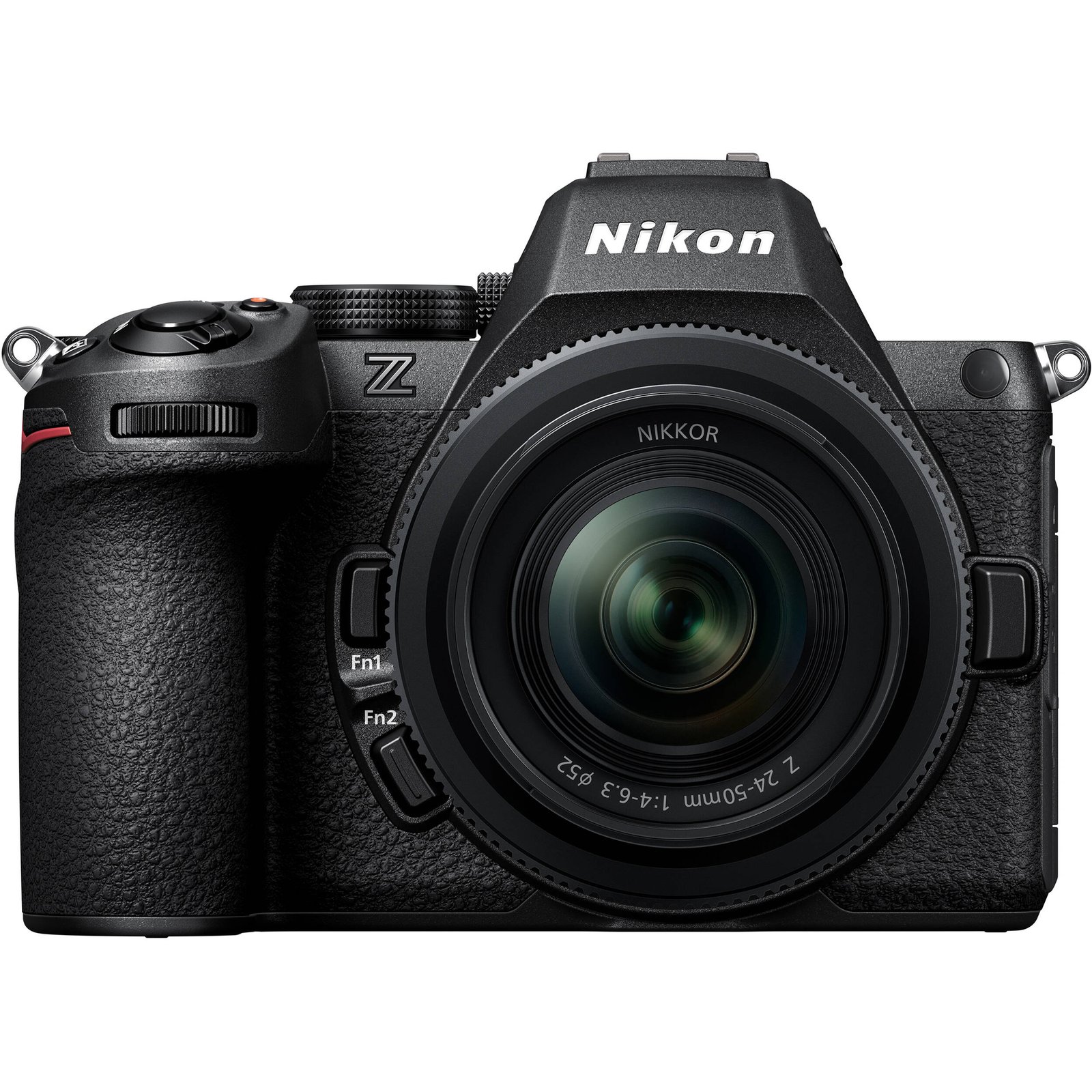 front view of the Nikon Z5 II kit retail box, sold with official warranty in Beirut