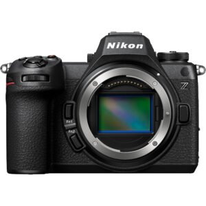 Nikon Z6 III front view, available in Lebanon at Zoom Photo Pro