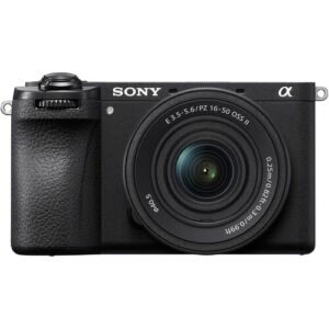 Front view of the Sony a6700 mirrorless camera with the 16-50mm II lens attached, available in Beirut, Lebanon.