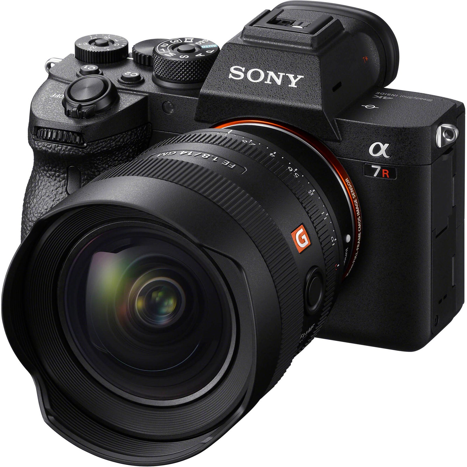 Sony FE 14mm f/1.8 GM mounted on an Alpha body