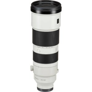 Sony FE 200-600mm G lens standing upright, available in Lebanon at Zoom Photo Pro