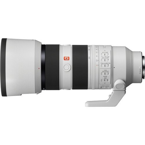 Sony FE 70-200mm f/2.8 GM II with its lens hood attached
