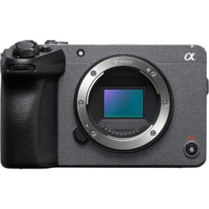 Sony FX30 front view, available in Lebanon at Zoom Photo Pro