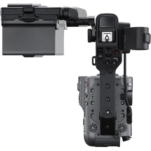 Top plate dials and controls of the Sony FX6