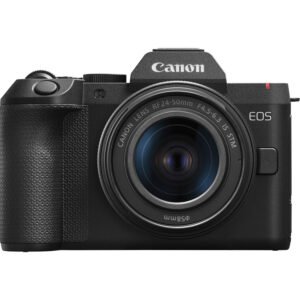 The Canon EOS R8 Mark II Mirrorless Camera with RF 24-50mm Lens, pictured as a complete kit and available in Lebanon