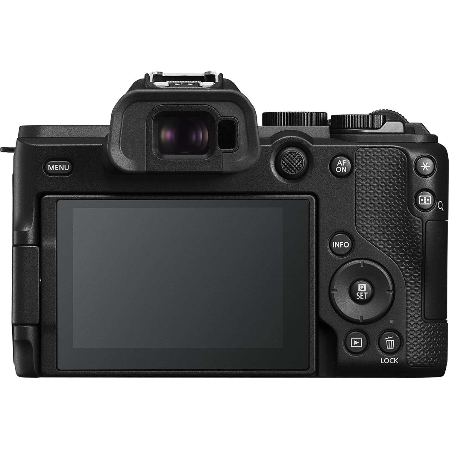 Rear display and controls of the camera in the Canon EOS R8 Mark II