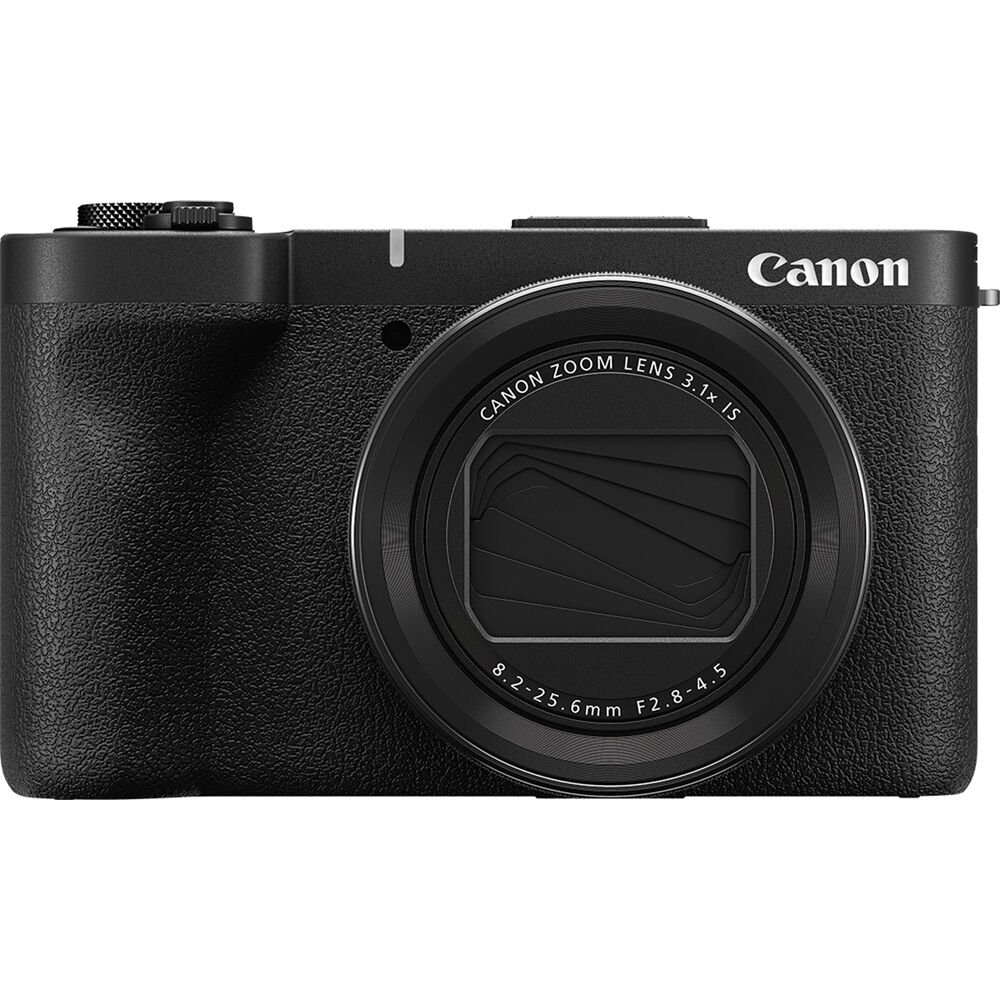 Front of the Canon PowerShot V1 Digital Camera with the lens retracted