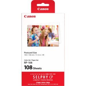 The Canon RP-108 Color Ink and Paper Set box, available in Lebanon