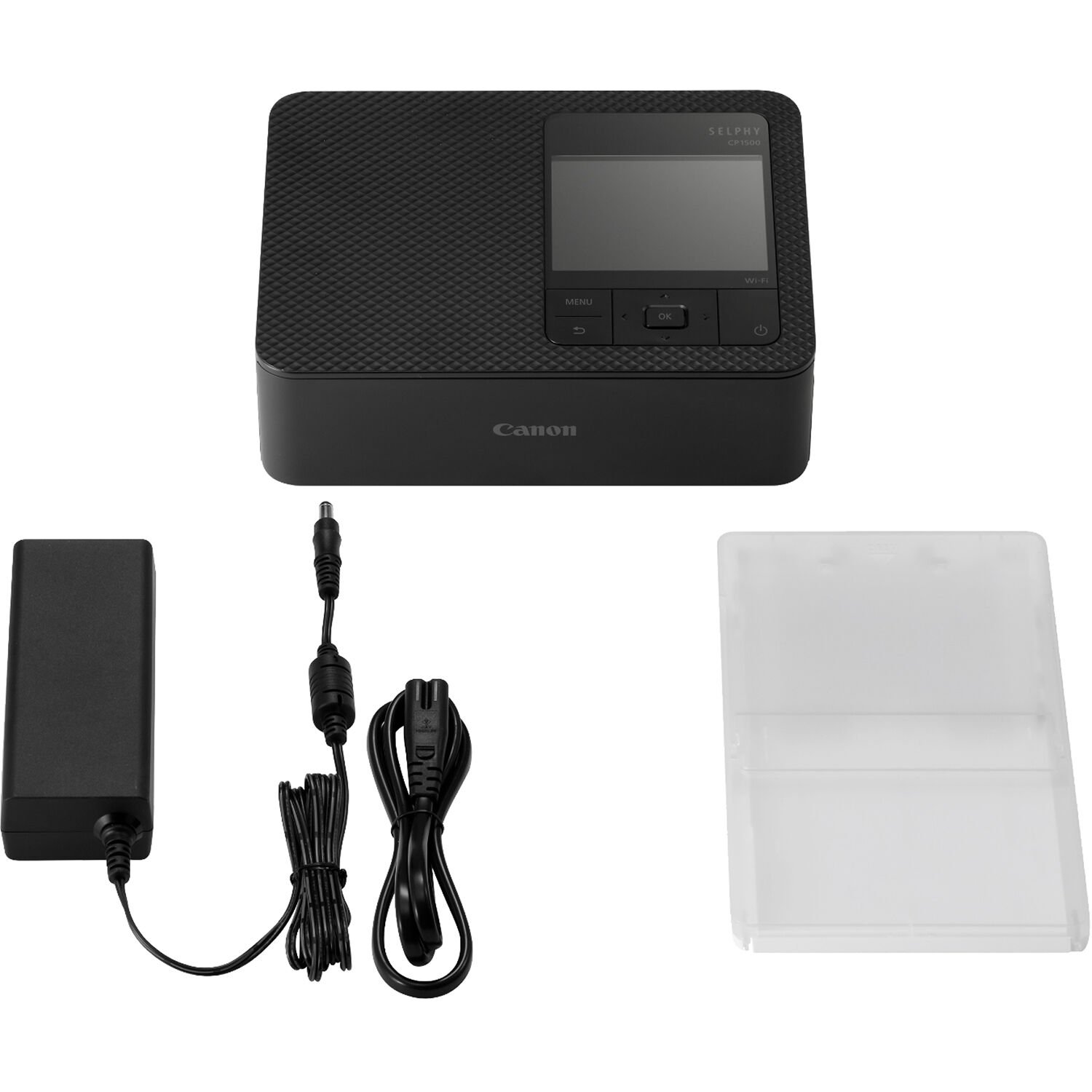 What comes in the box with the Canon SELPHY CP1500 Compact Photo Printer (Black)
