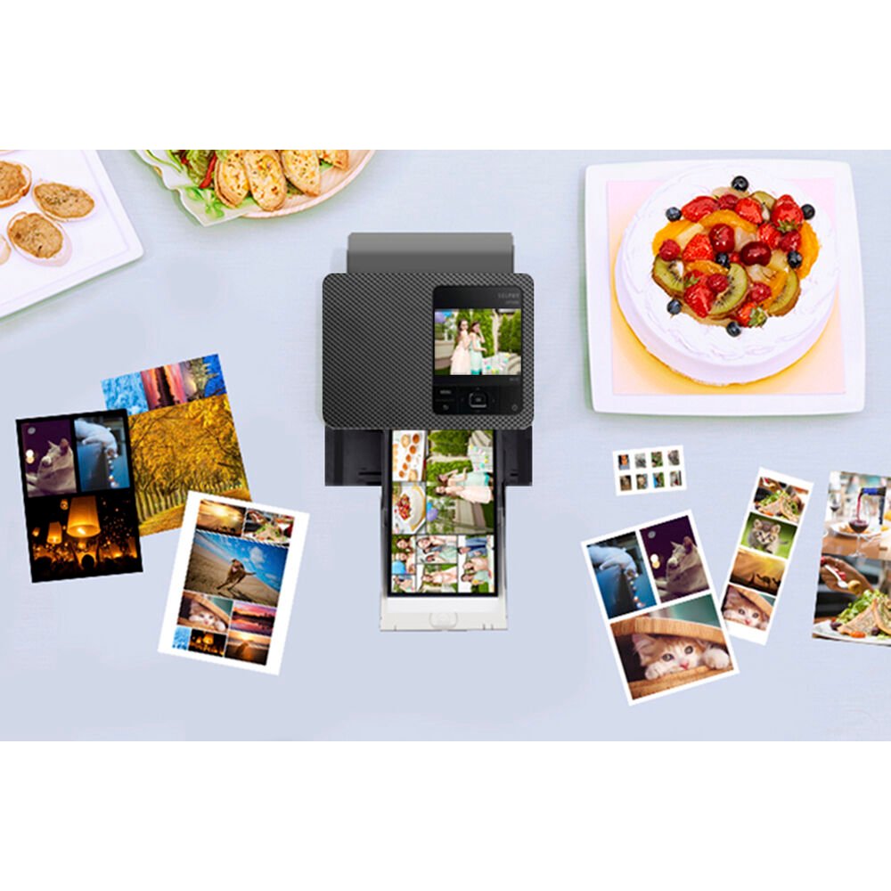 A fresh 4x6 print emerging from the Canon SELPHY CP1500 Compact Photo Printer (Black)
