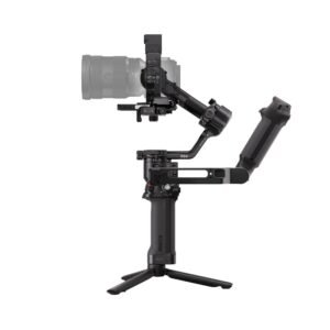 Front profile of the DJI RS 5 Combo Kit set up on a tripod in Lebanon.